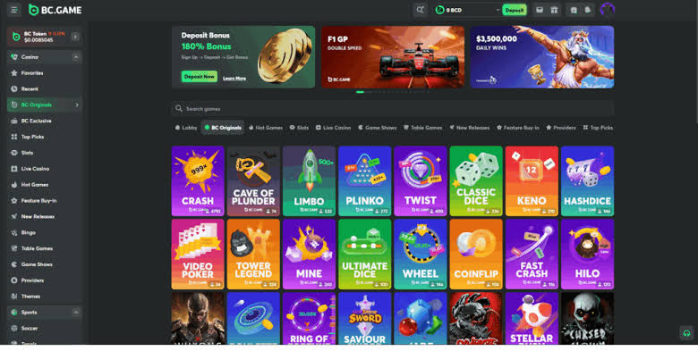 BC GAME Casino Indonesia Platform Terpercaya untuk Pemain Slot dan Kasino Live